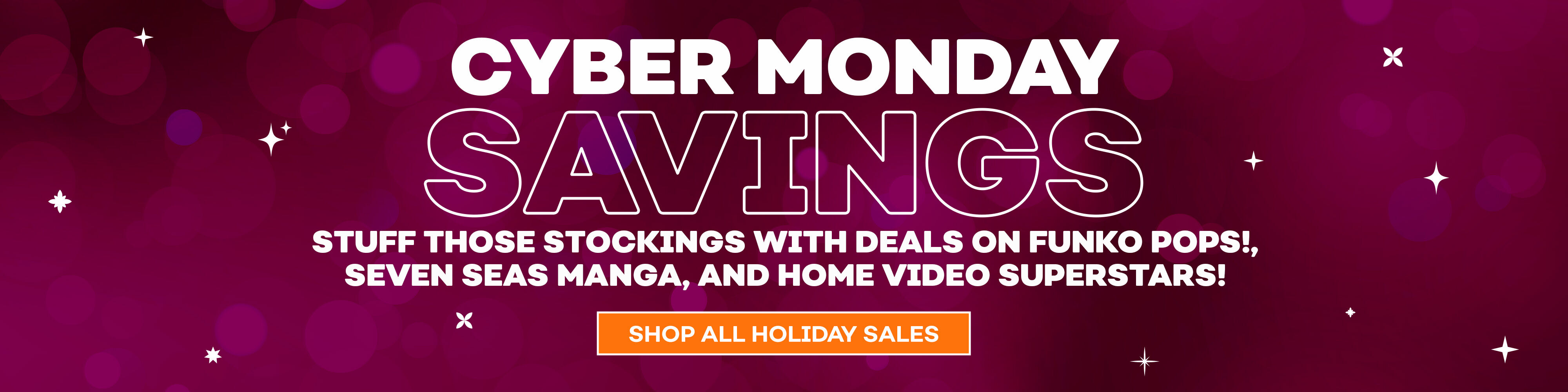  Cyber Monday Savings with Deals on Funko POPs!, Seven Seas Manga, and Home Video